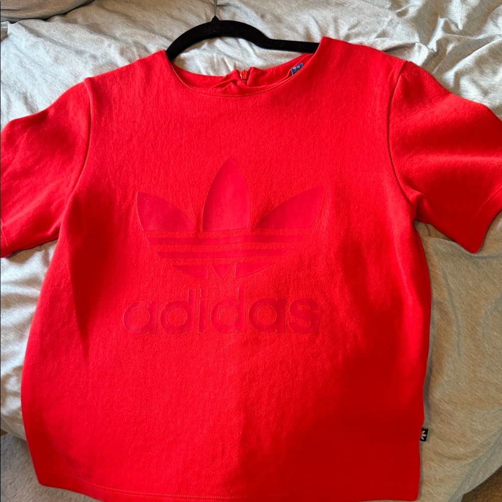 Adidas Kids Bright Red Tee